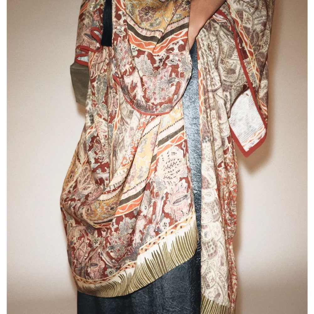 ZW COLLECTION PAISLEY CAFTAN DRESS - Picture 4 of 16